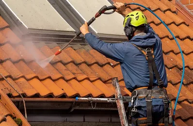 Démoussage et hydrofuge de toiture à Monbahus